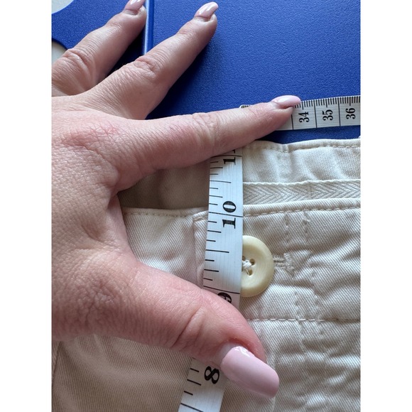 Banana Republic 8L Beige Khaki Utility Pants Western Slim Fit Chino - Picture 7 of 9